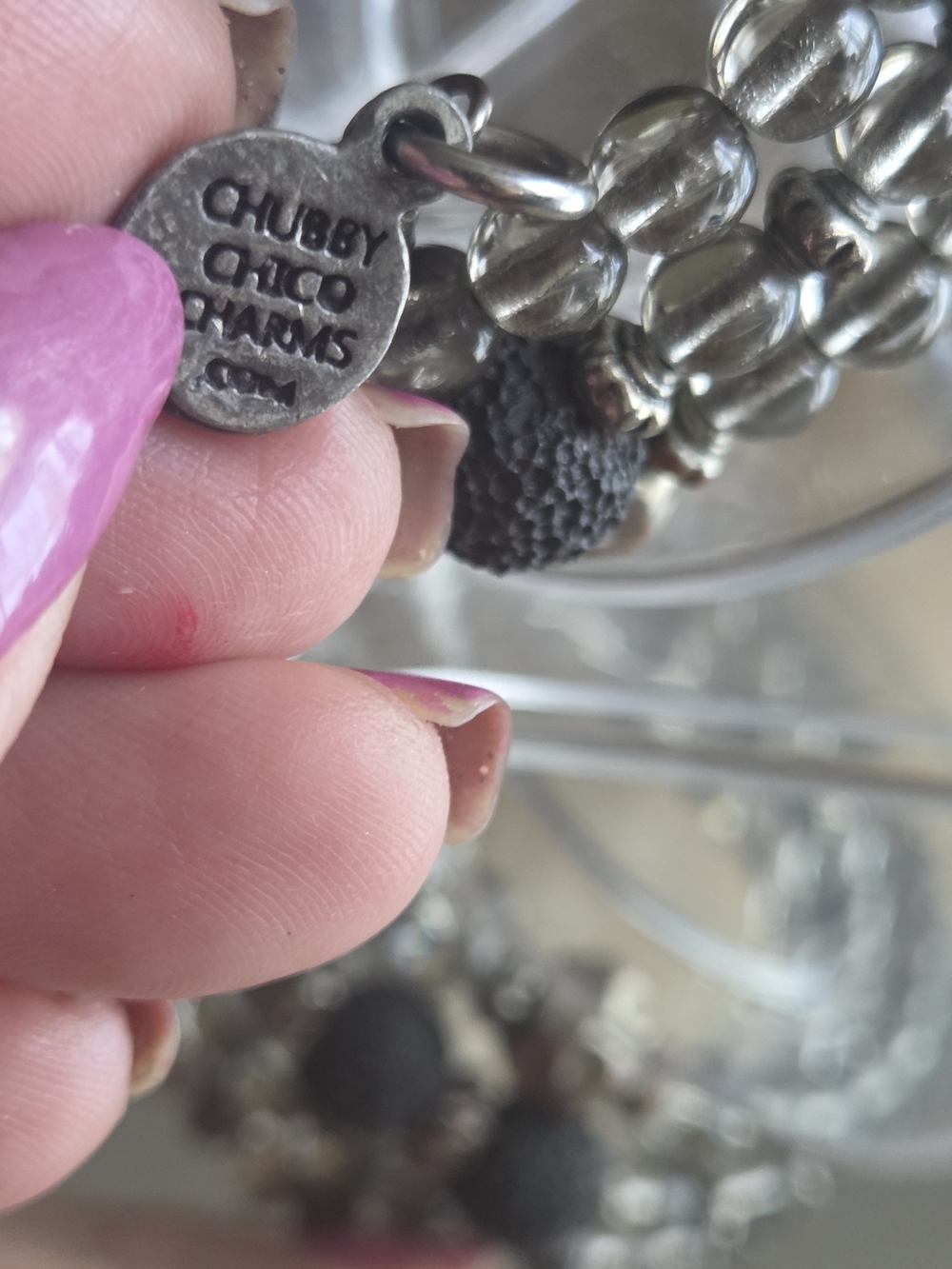 A Piece of My Heart Is in Heaven | Handmade Memorial Stretch Bracelet Stack - Picture 8 of 9